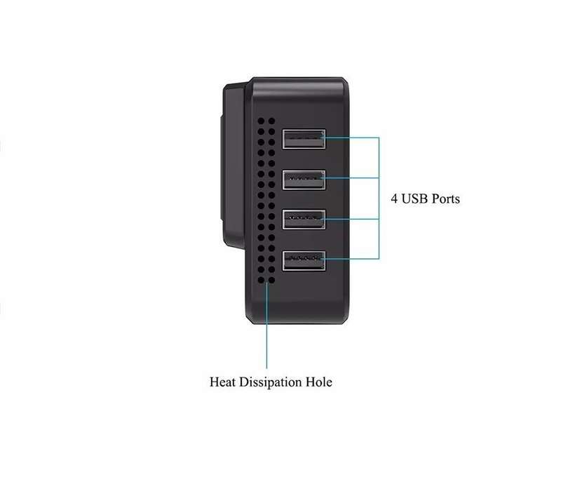 200W Dc 12v To Ac 220v 200 Watt Car Power Inverter With 4 USB ports