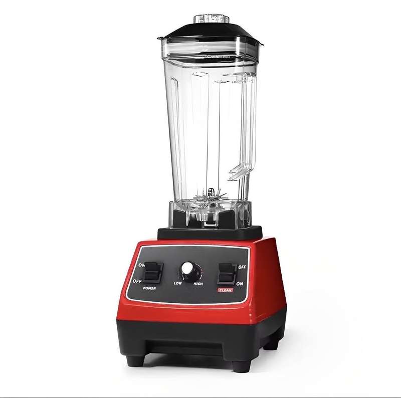 Red Blender 4500W Silver Crest.