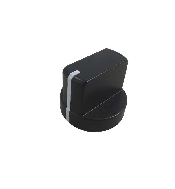 Mentor (5583.6631) Knob, Round Shaft, 6 mm, Aluminium, Pointer, 24.5 mm