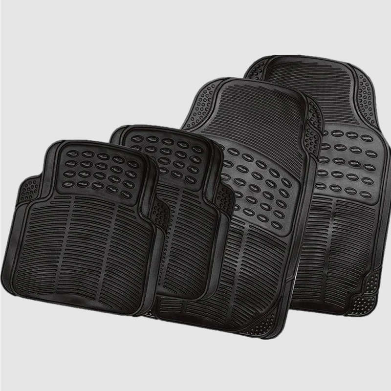 4 Piece Rubber Car Mat Set