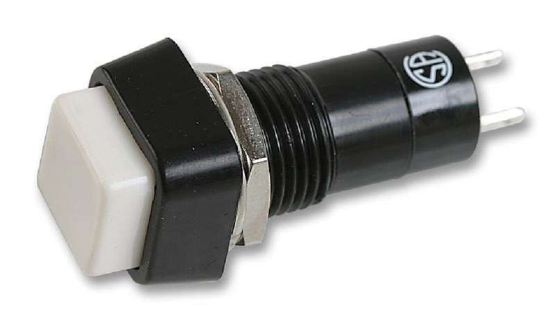 Multicomp Pro (R13-23A-05-BW) Pushbutton Switch, R13-23x, 12.2 mm, SPST-NO