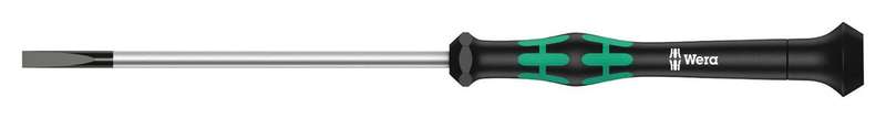 Wera (117990) Screwdriver, Slotted, Precision, 40 mm Blade, 0.8 mm Tip
