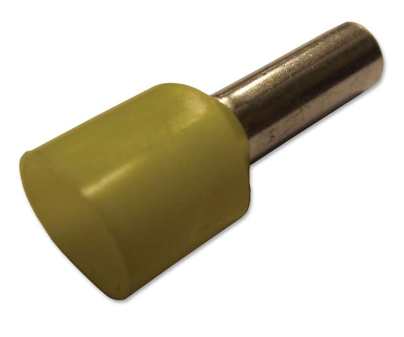 Jst (TWE6-14) Wire Ferrule, Twin Entry, Twin Wire, 10 AWG, 6 mm², 14 mm