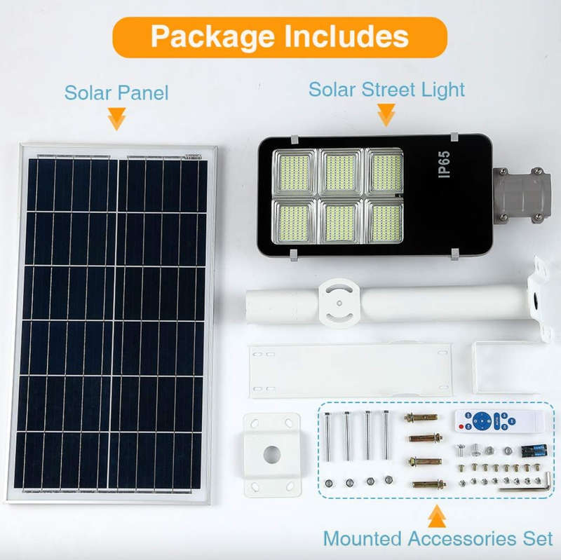 800W Solar Led Street Light With Remote