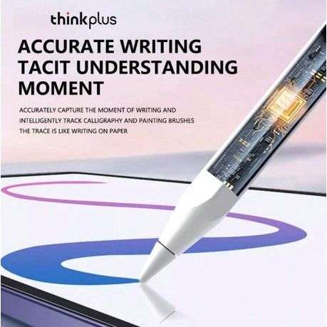LENOVO Thinkplus-BP19BL-High Precision Tip Stylus With Tilt Function-White