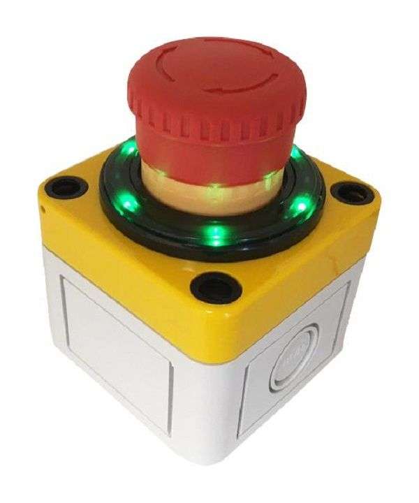 Apem (A02ESI3B102IX0+PEA01+QH22L28RGC) Emergency Stop Switch