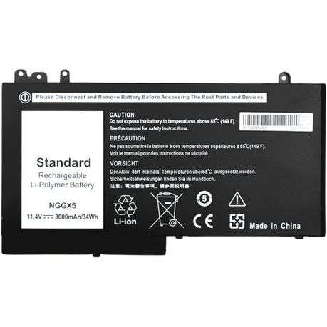 Battery for Dell Latitude E5250, E5270, E5570, E5470, M3510 (NGGX5,JY8D6)