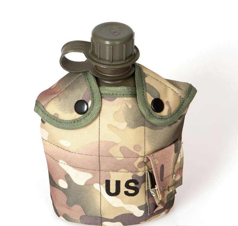1L Outdoor Army Military Water Bottle