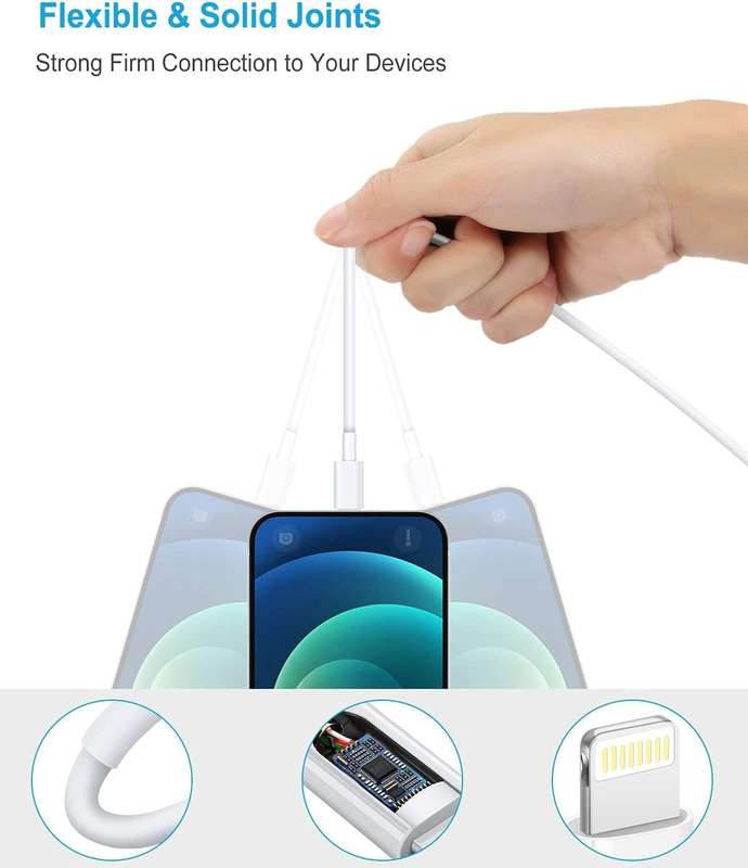 Fast Charging Charger USB Lightning Cable For iPho