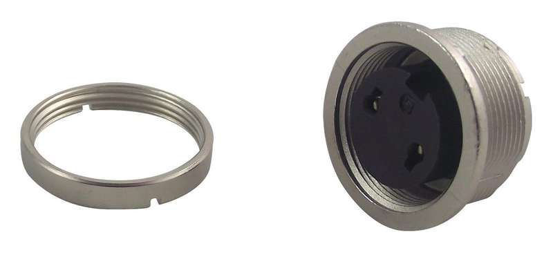 Binder (09 0304 00 02) Circular Connector, Receptacle, 2 Contacts