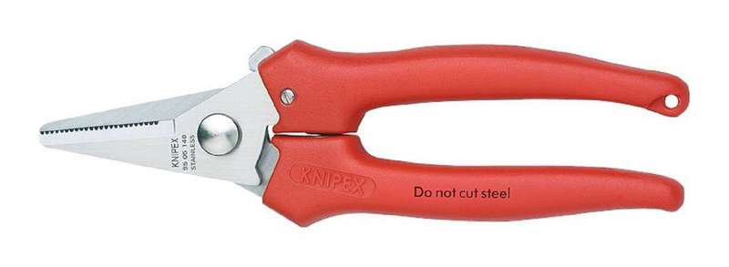 Knipex (95 05 140) Cutter, Shear, Combination, Plastic Coated Handle,