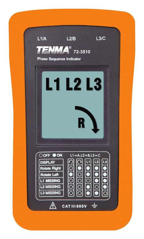 Tenma 72-3515 Phase Rotation Meter