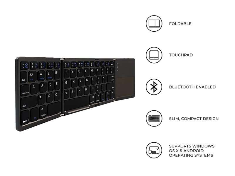 Tri-fold keyboard