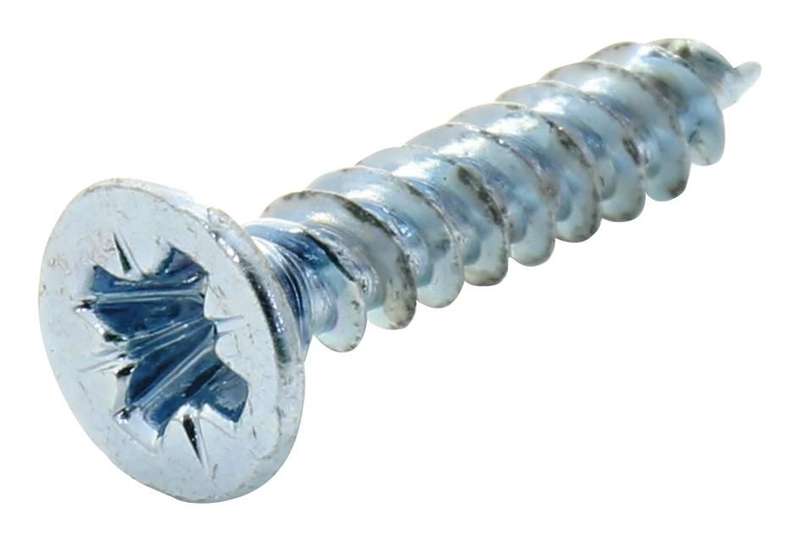 TR Fastenings (N6 0.750 KRSTWT Z100) Screw, Wood, Pozidriv, Steel