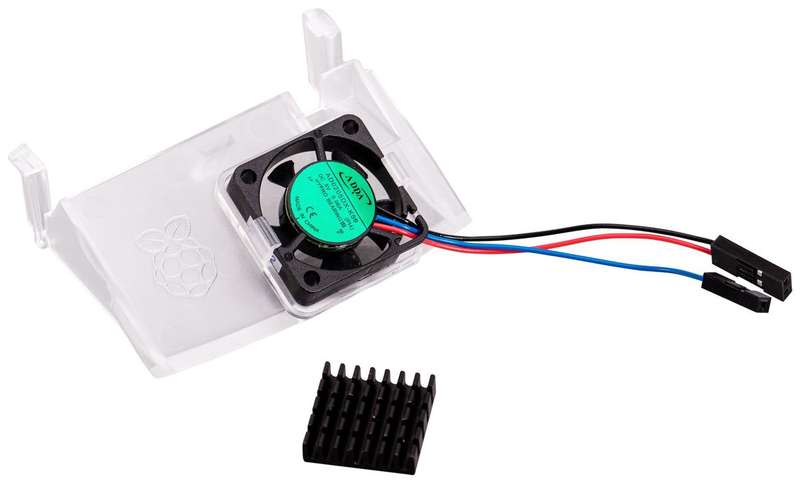 Raspberry-Pi (SC0448) Fan, Raspberry Pi 4 Case, 1.4 CFM, 5V