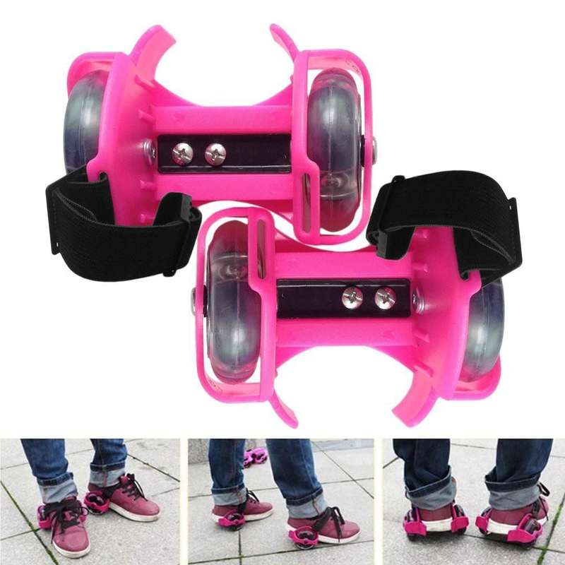 Adjustable flashing small whirlwind Pulley/Wheel heel roller