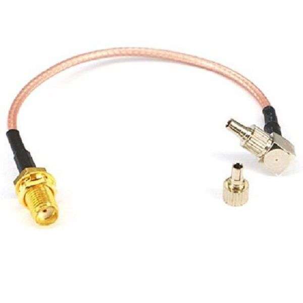 Antwire (ANTCRC9TS9SMA) Rf Coaxial Cable, Sma To CRC9/TS9 Dual Adaptor