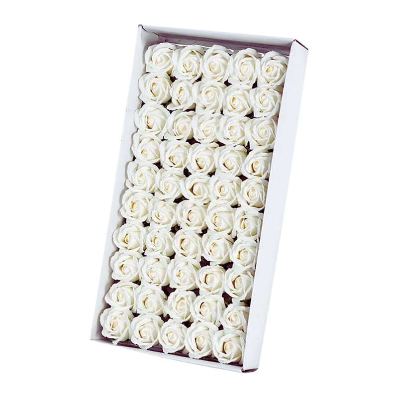 Decorative Foam Roses - 50 Pack
