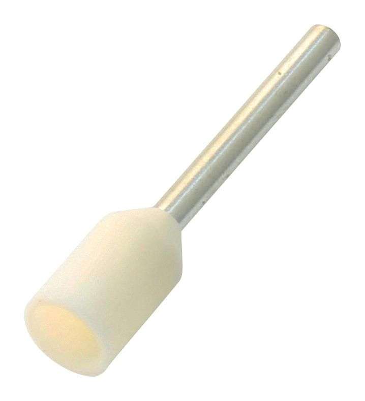 Multicomp Pro (E7508-L-WHITE) Wire Ferrule, Single Wire, 20 AWG, 0.75 mm²