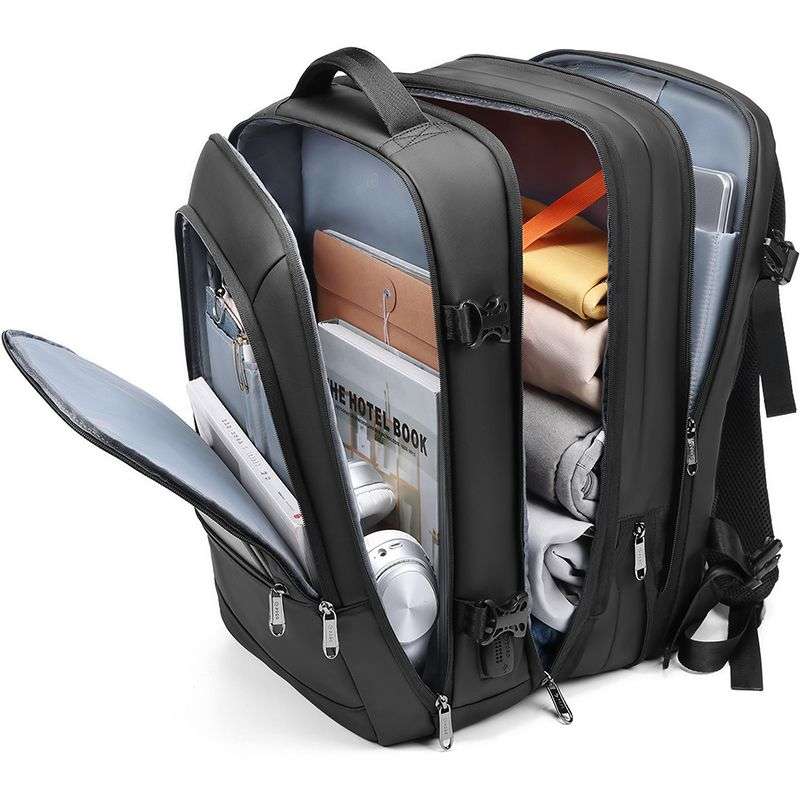 POSO EliteTravlr Mens Scalable Bag Laptop Backpack