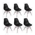 6 x Wooden Leg Chairs