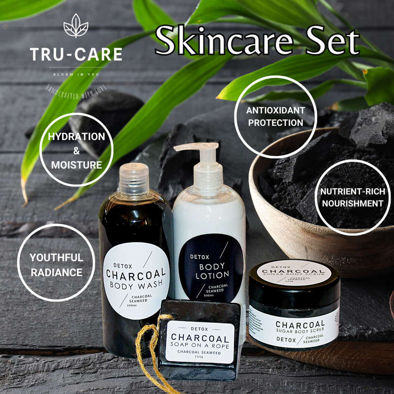 Detox Charcoal Pamper Set -  Handmade