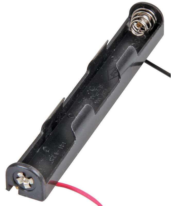 Multicomp Pro (MP000347) Battery Holder, Long, Wired, 2 x AAA