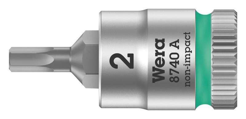 Wera (8740 2 X 28MM) Hex Driver Bit, Hex, 2mm, 28mm
