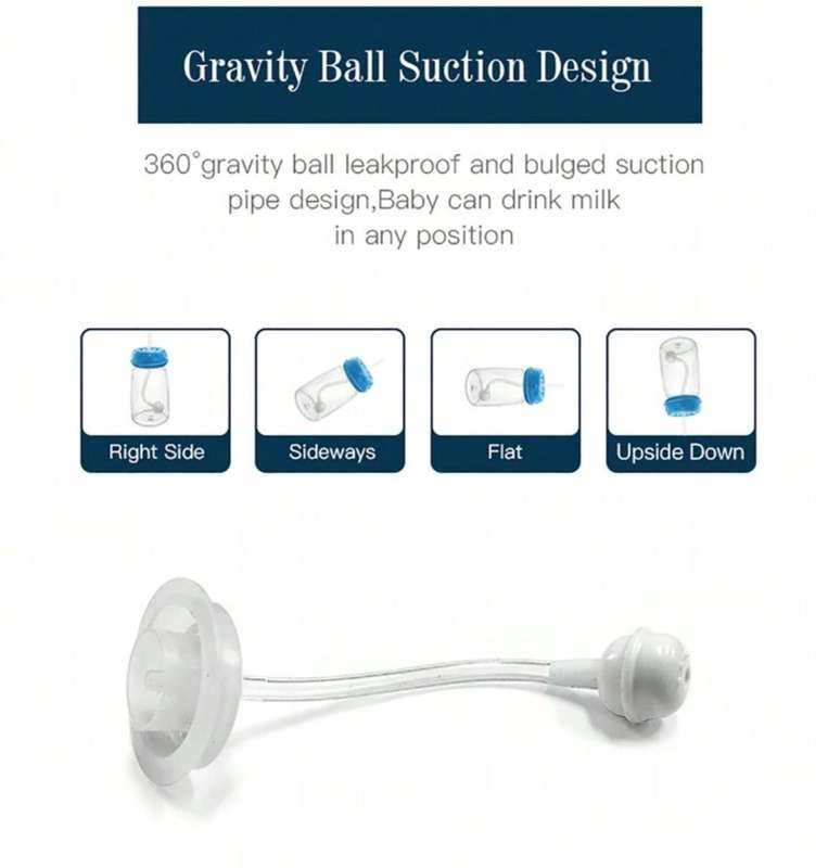 Hands-Free Baby Feeding Bottle Set