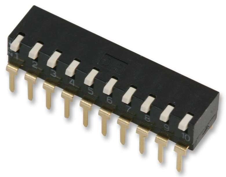 Omron (A6DR-0100 BY OMZ) DIP / SIP Switch, 30 V, 30 mA
