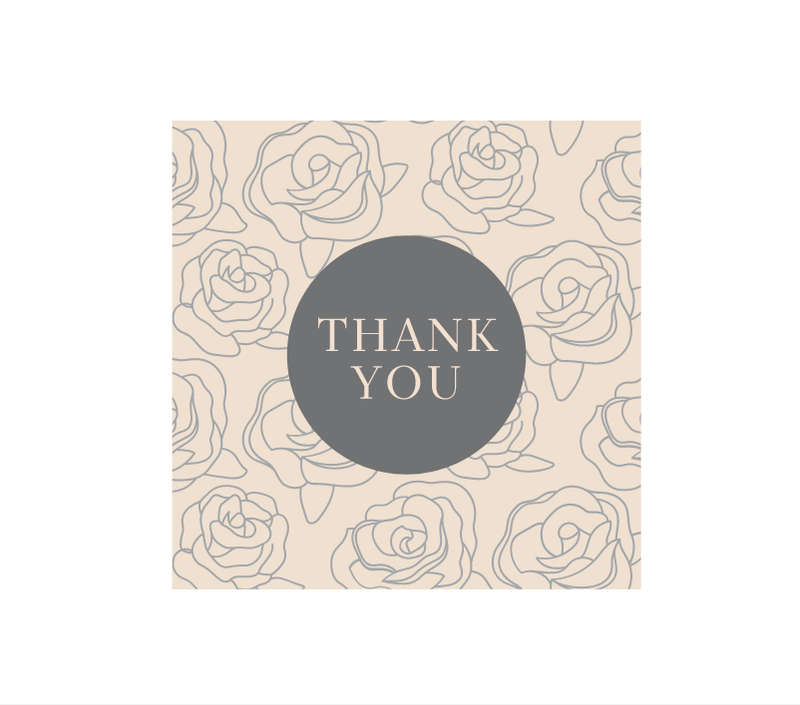 Thank You Stickers - Pack of 300