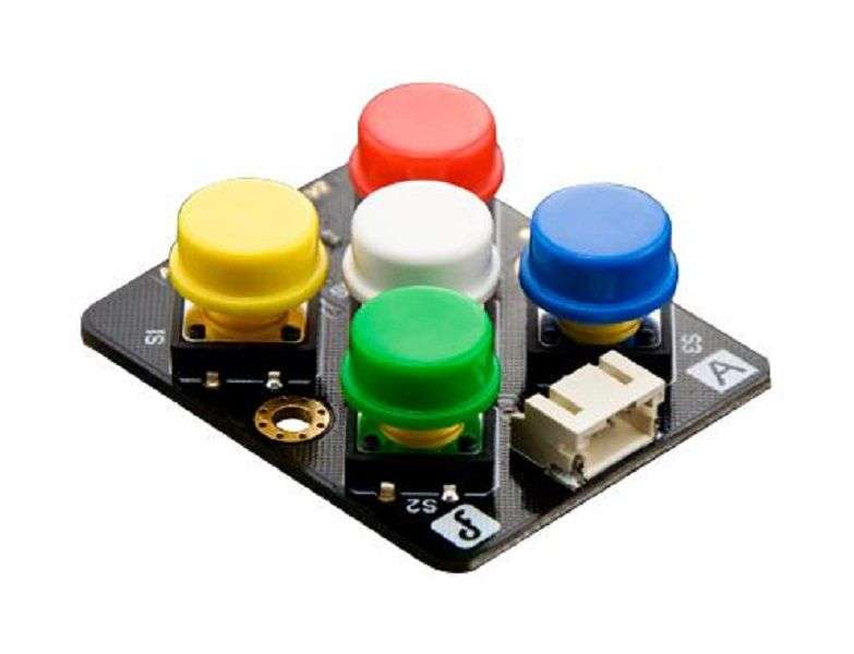 DFRobot (DFR0075) Add-On Board, ADKeyboard Module, 5 x Pushbuttons