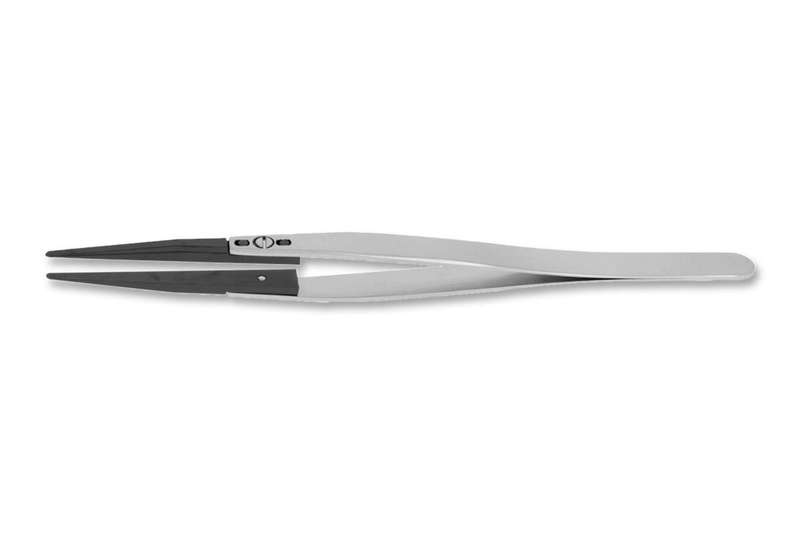 Ideal-Tek (2AZJK.SA) Tweezer, ESD, ZTA (Zirconia Toughened Alumina) Tip