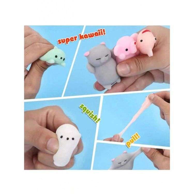 40 Pieces Mochi Squishy Toys For Kids Mini Stress Relief Toys