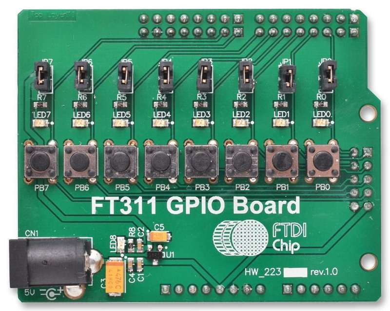 Ftdi Chip (UMFT311GP) Shield Board, FT311D Development Modules
