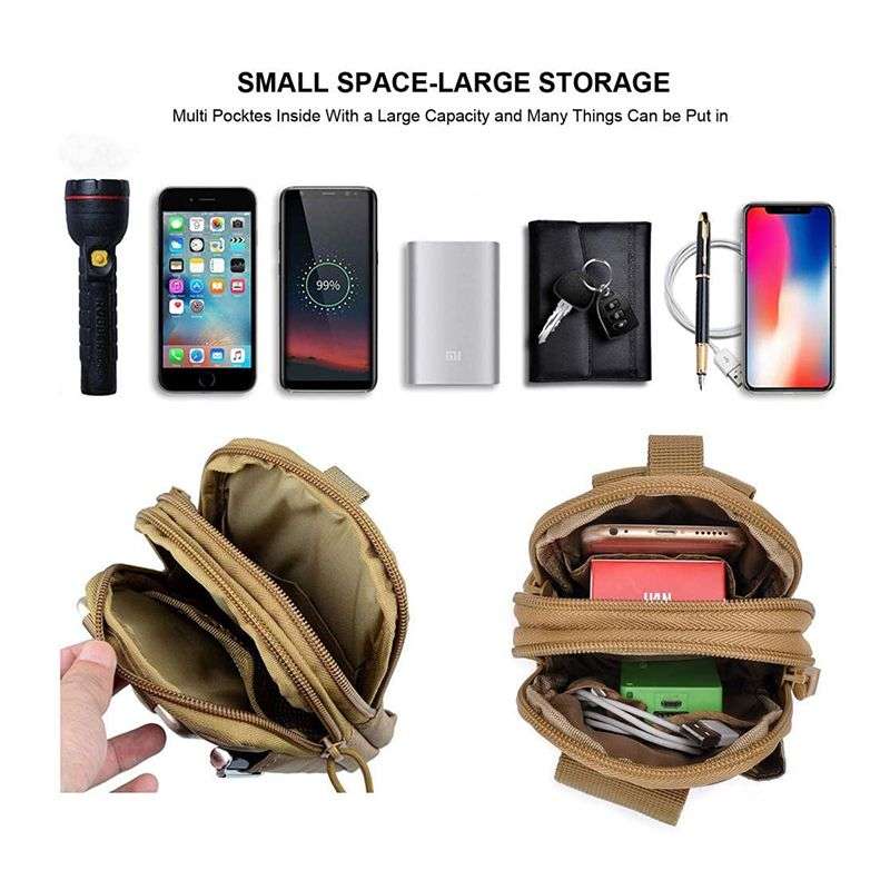 Outdoor Tactical Military Camouflage Waist Bag Portable Fanny Pack - Jungle