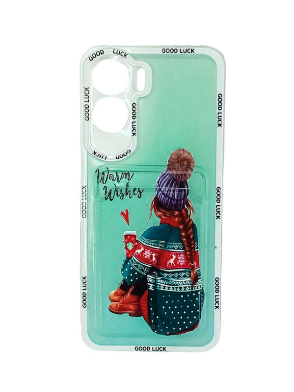 Girls Case Cover For Honor 90 Lite With Card Holder