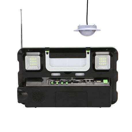 Portable Solar Lighting System with Radio