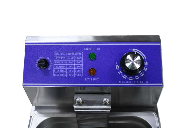 Conic 12L Two Tank Stainless Steel Electric Deep Fryer