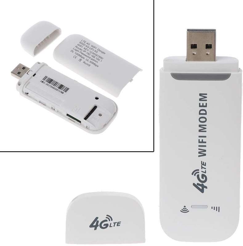 4G LTE USB Modem Network Adapter with WiFi Hotspot & Sim Card Slot