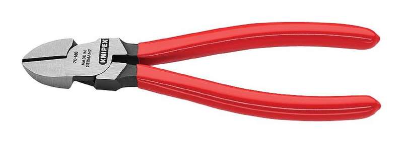 Knipex (70 01 160) Cutter, Precision, 160 mm, Diagonal, 4 mm, 62°