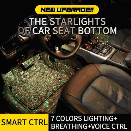 LED Interior Lamp Starlight Of Car Seat Bottom