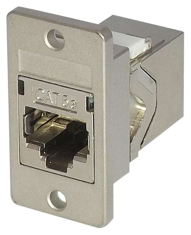 Tuk (FACK2SPM) Cat5e RJ45 Shielded Panel Mount Coupler