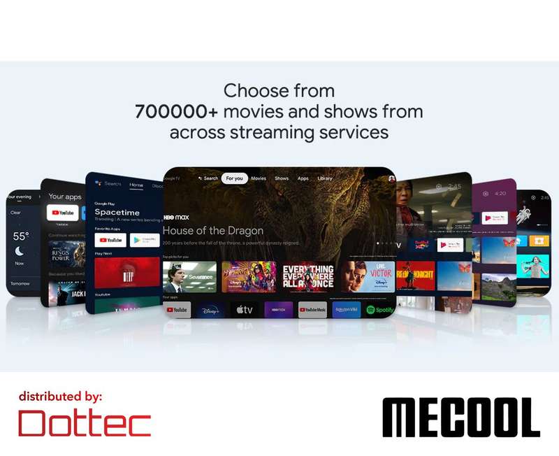 MeCool 4K Android TV Box KM7+ | Certified DStv, Netflix, Disney+ | Smart TV