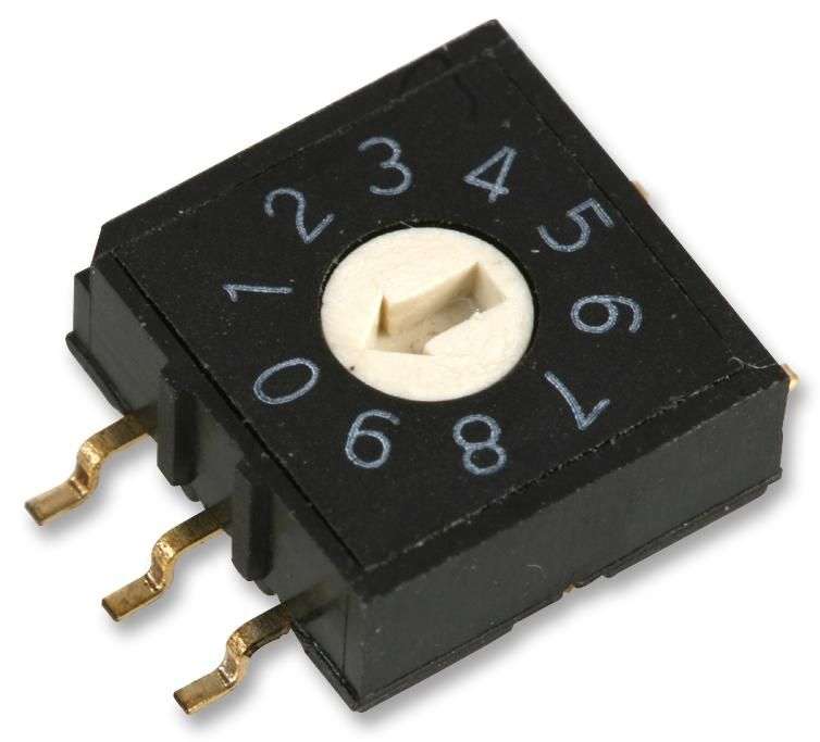 Multicomp Pro (MCRM2AF-10R) Rotary Switch, 10 Position, 2 Pole, 36 °