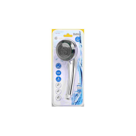 Bathlux-Multifunctional adjustable booster shower head