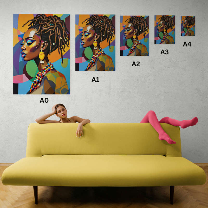 Mosaic of Strength - Art Print (UNFRAMED) - A3