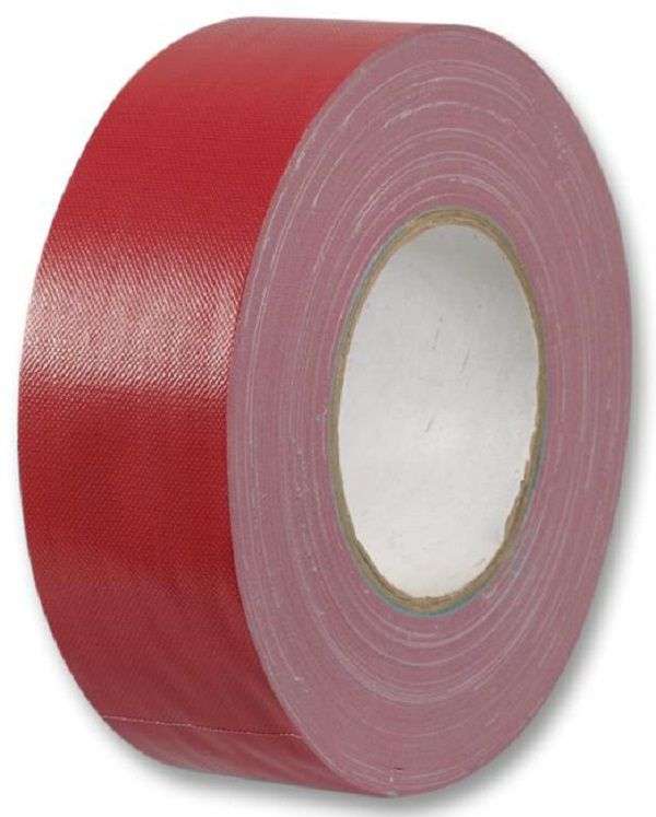 Pro Power (89T RED) Gaffer Tape, Cloth, Red, 50 mm x 50 m
