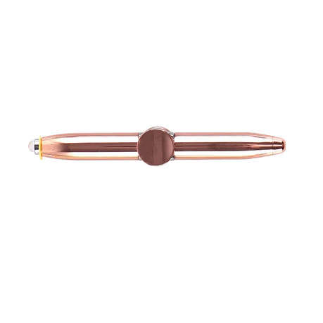 Fidget spinner pen with LED light - Rose gold