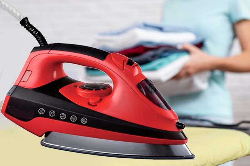 2000W Steam Iron - Vertical, Self Cleaning & Teflon Soleplate (PLEASE READ DESCRIPTION)